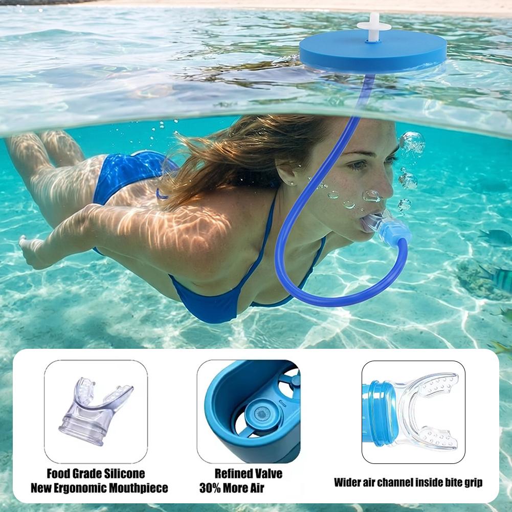 Adult Diving Swim Silicone Wat - Snorkel Dry Top ulasan dan harga