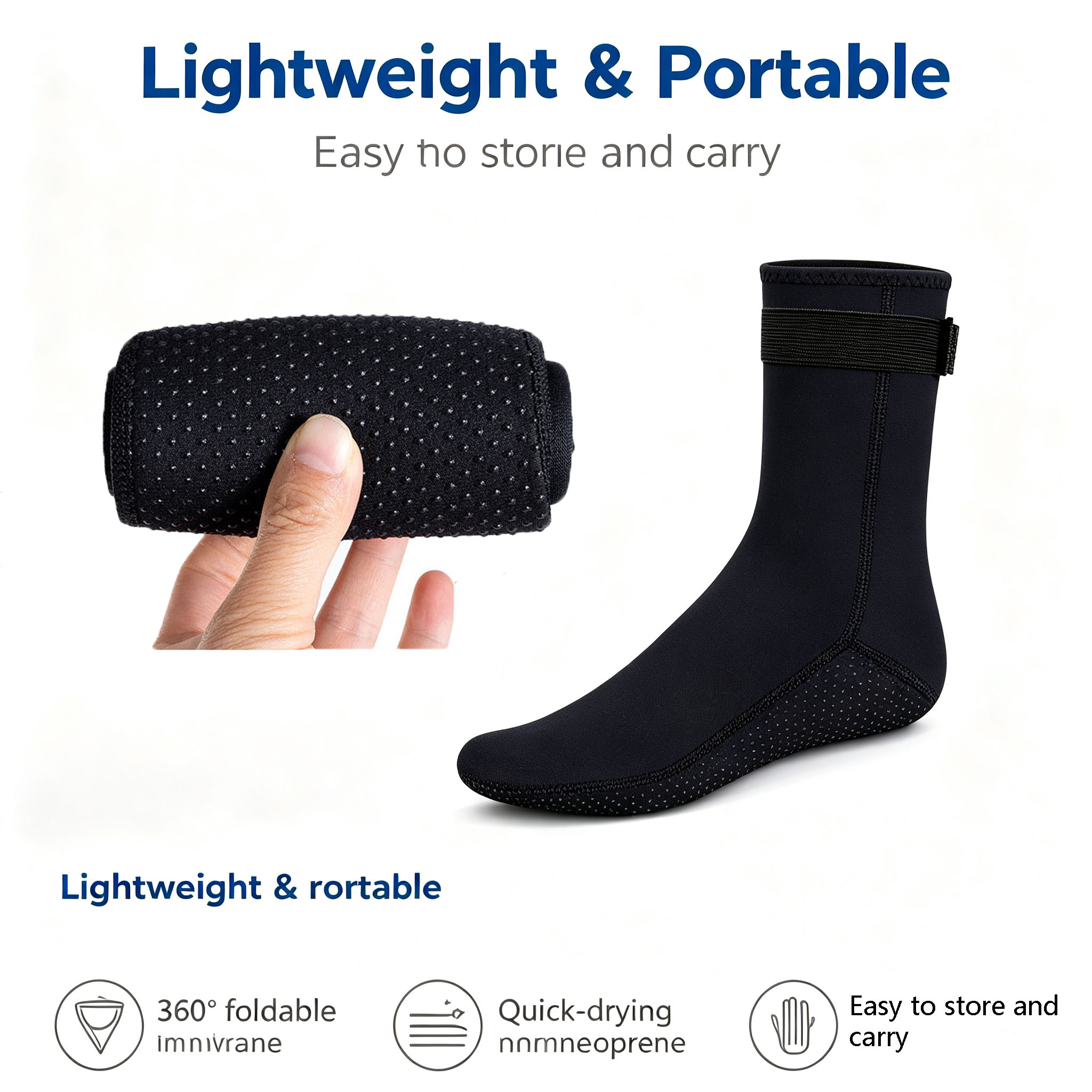 3MM Neoprene Diving Socks Anti - Snorkel Dry Top ulasan dan harga